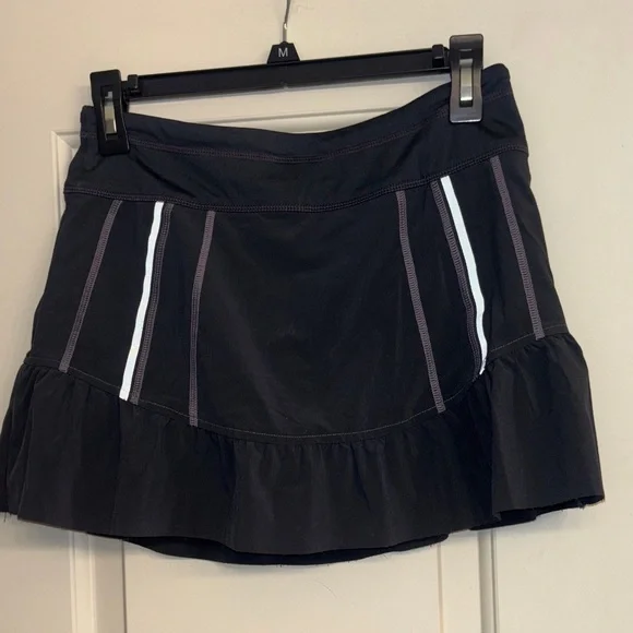 Athleta Black Skirt Tennis running pickleball 2 - Picture 2 of 6